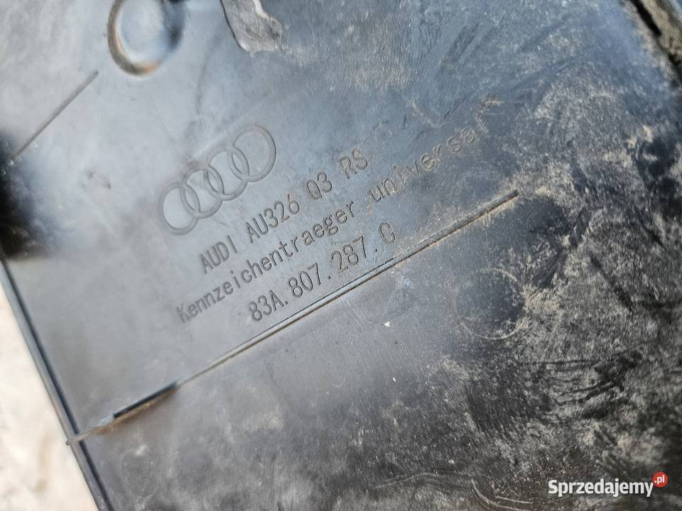 AUDI Q3 RS RSQ3 RAMKA PODSTAWA TABLICY REJ Międzychód