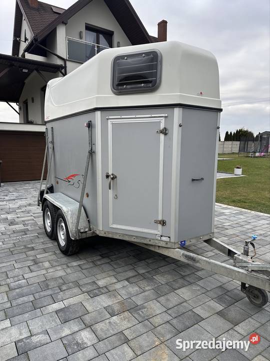 Przyczepa do przewozu 2 koni dmc 1300 kat B 2 śląskie Mokra