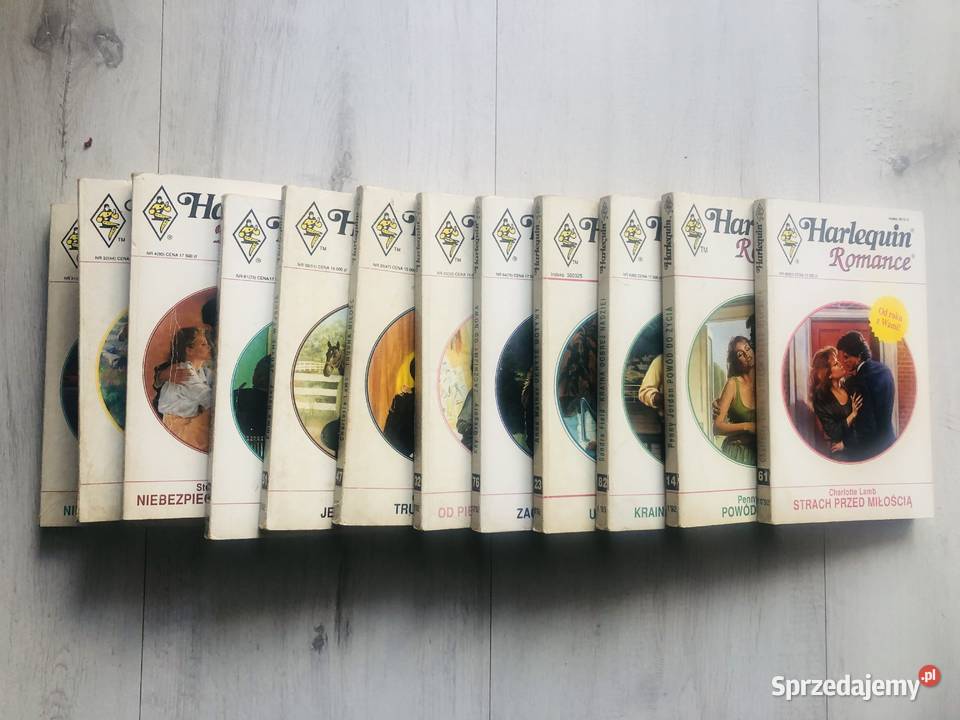 Książka Harlequin Romance 12 sztuk romanse Łódź
