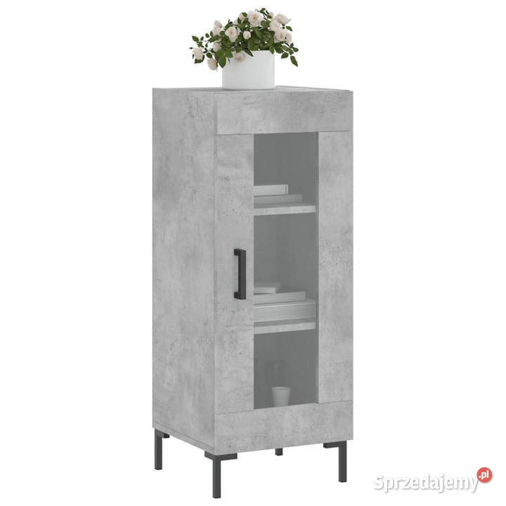 Szafka szarość betonu 345x34x90 materiał mazowieckie Warszawa sprzedam