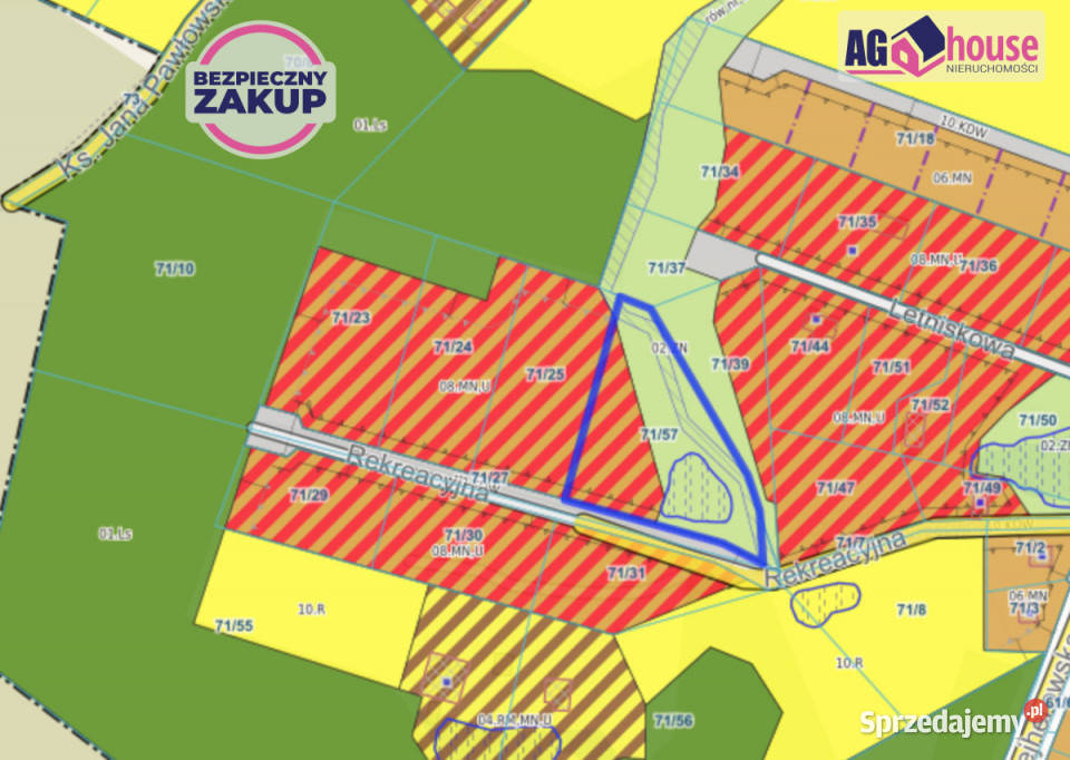sprzedaży działki 6013m2 Nowy Dwór Wejherowski sprzedam