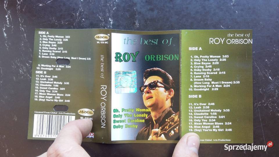 Kaseta magnetofonowa Roy Orbison The best of Wyd kaseta Płyty i kasety Siemiatycze