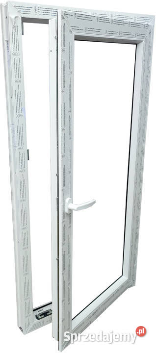 OKNA KacprzaK OKNO PCV 60X130 NOWE ZEW ANTRACYT PCV Siedlce