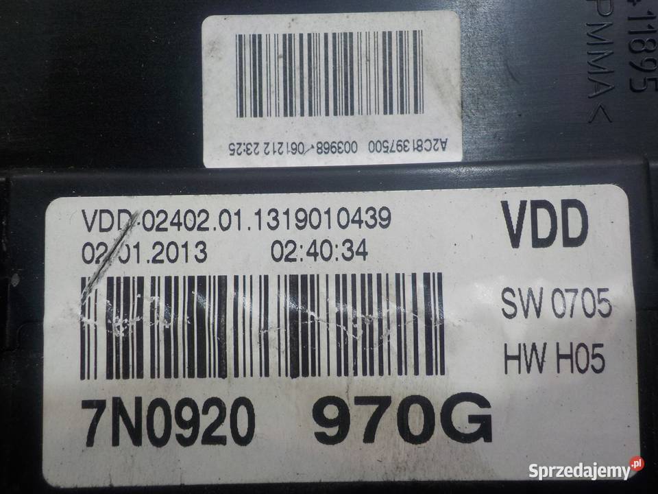 VW SHARAN II 20 TDI 13r 5D licznik zegary Suków