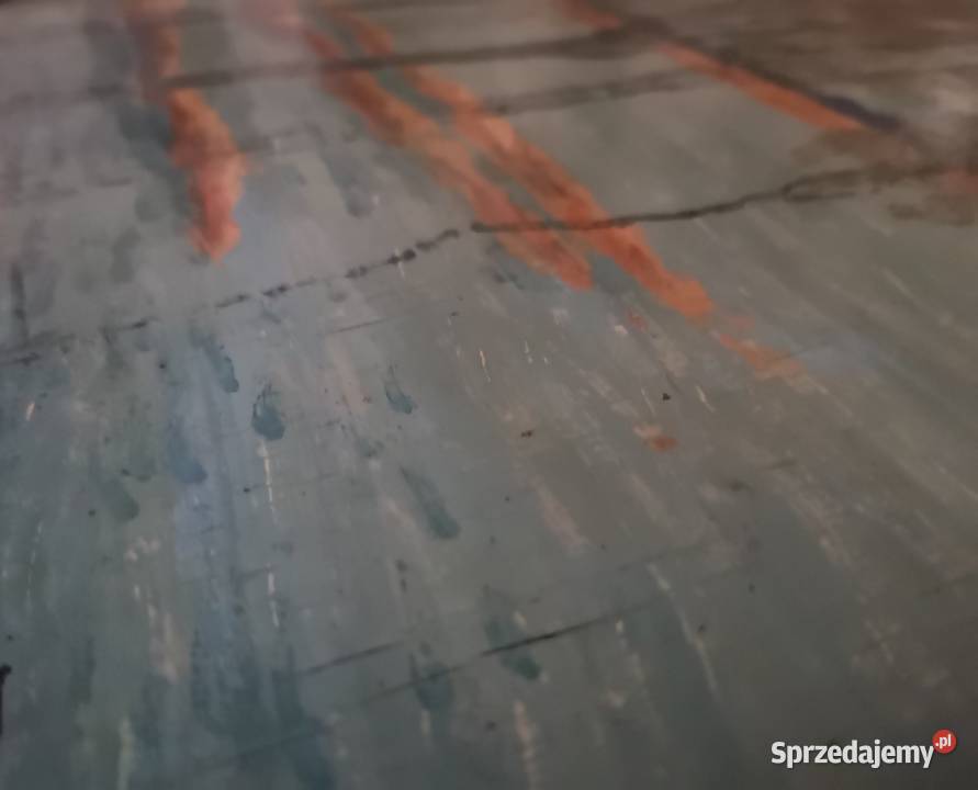 Rolewisko olej na twardym podłożu Stanisław Malarstwo Katowice