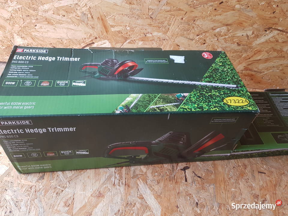 Elektryczne Nożyce do żywopłotu Parkside PHS wielkopolskie