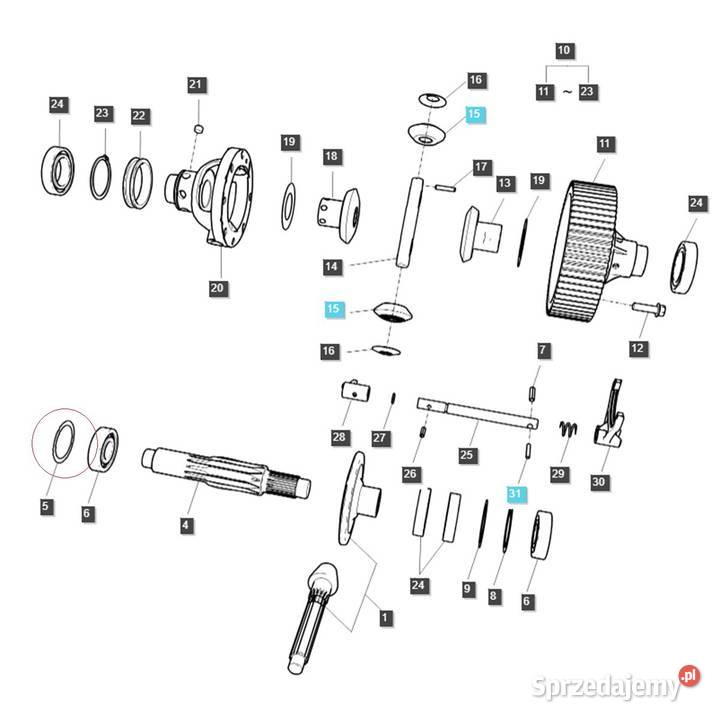 Podkładka dystansowa 71 x 56 x 020 mm LS XJ25 LS Tajęcina sprzedam
