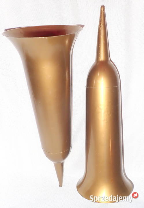 Flakony złoty czarny wbijany na cmentarz 13 Siewierz