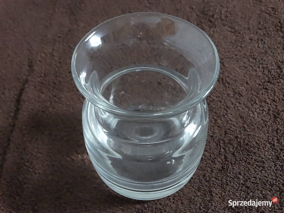 Stylowy Wazon z Grubego Szkła Solidny i lubelskie