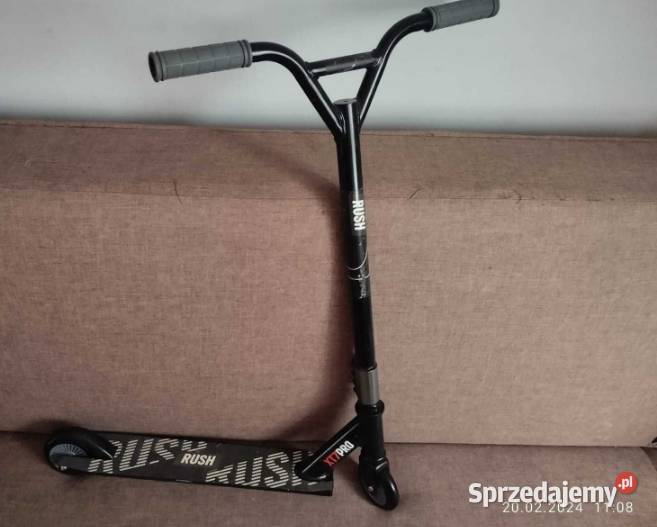 Hulajnoga RUSH XT7 PRO czarna Oleśnica