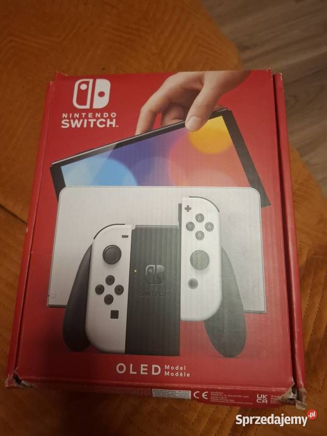 Nintendo Switch OLED bogaty zestaw 3 gry