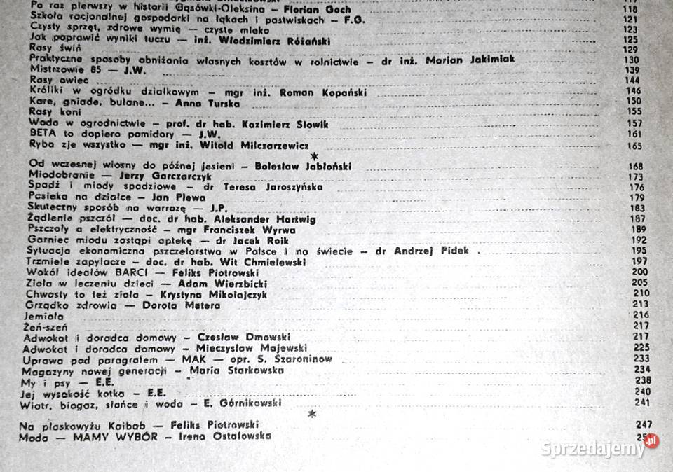 Poradnik rolnika i pszczelarza kalendarz na 1988 Rok wydania 1988 Chełm