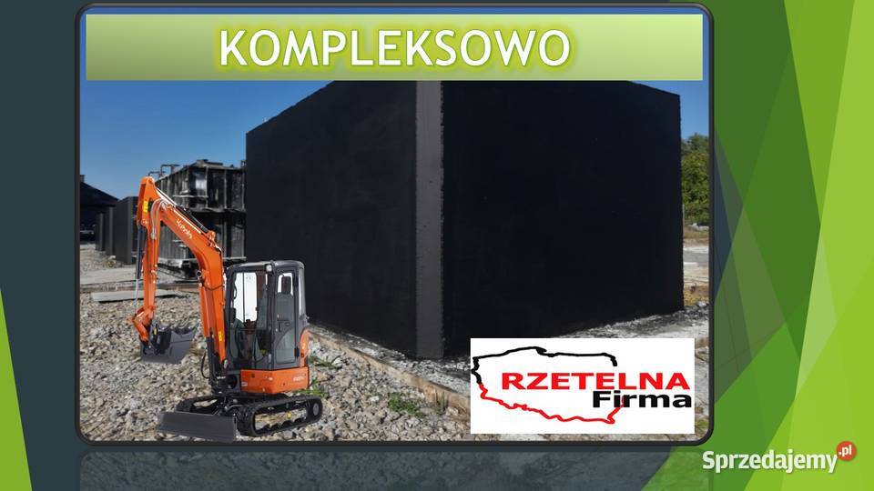zbiorniki betonowe na deszczówkę szambo szamba Włodawa