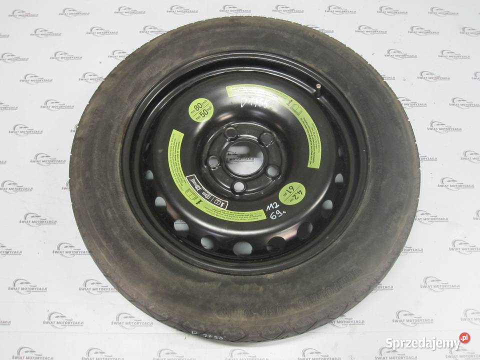 MERCEDES W209 koło dojazdowe 1259016 98M 5x112 Koła dojazdowe