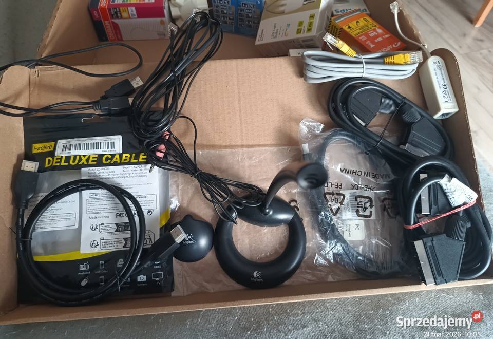 Kable HDMI Eurozłącza mikrofon i inne wielkopolskie Wronki