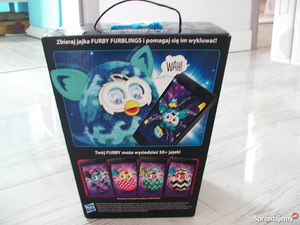 Furby Boom A4338 Niebieskie Fale MÓWI POL sprzedam
