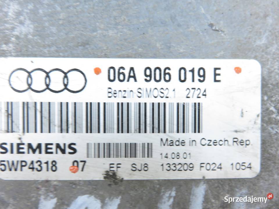 STEROWNIK SEAT TOLEDO II 1M2 16 AKL 06A906019E