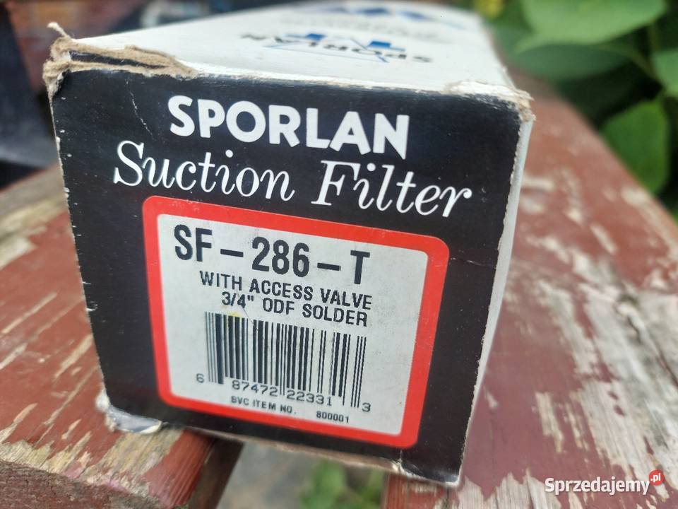 Filtr ssący SPORLAN SF286T Proszowice sprzedam