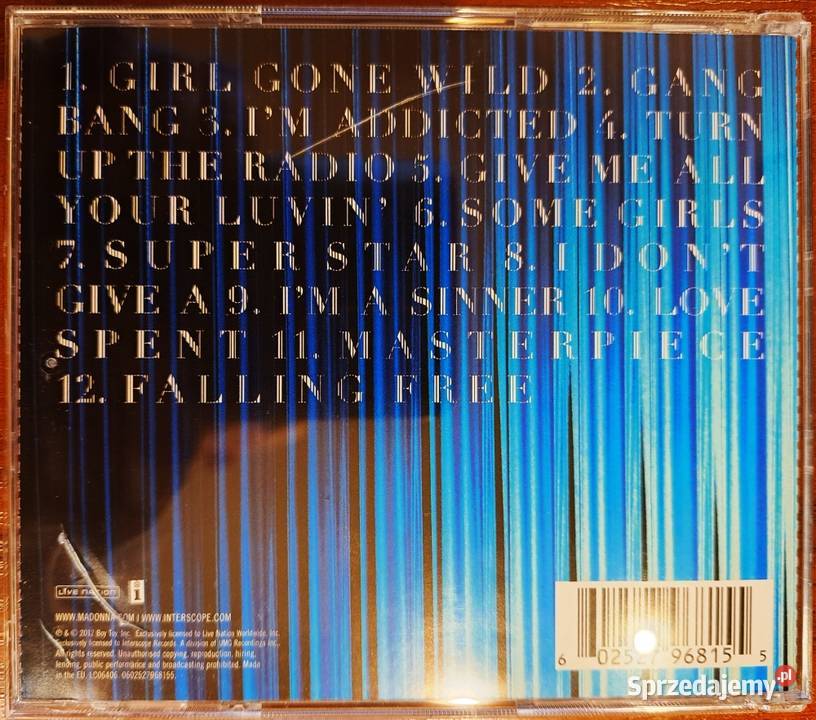 Sprzedam Album CD Madonna Mdna Nowy Katowice