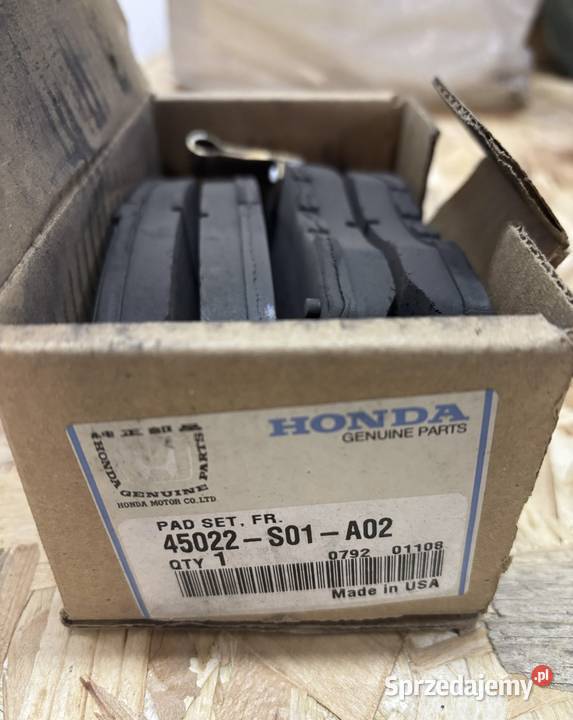 Klocki hamulcowe Honda Civic przód Numer