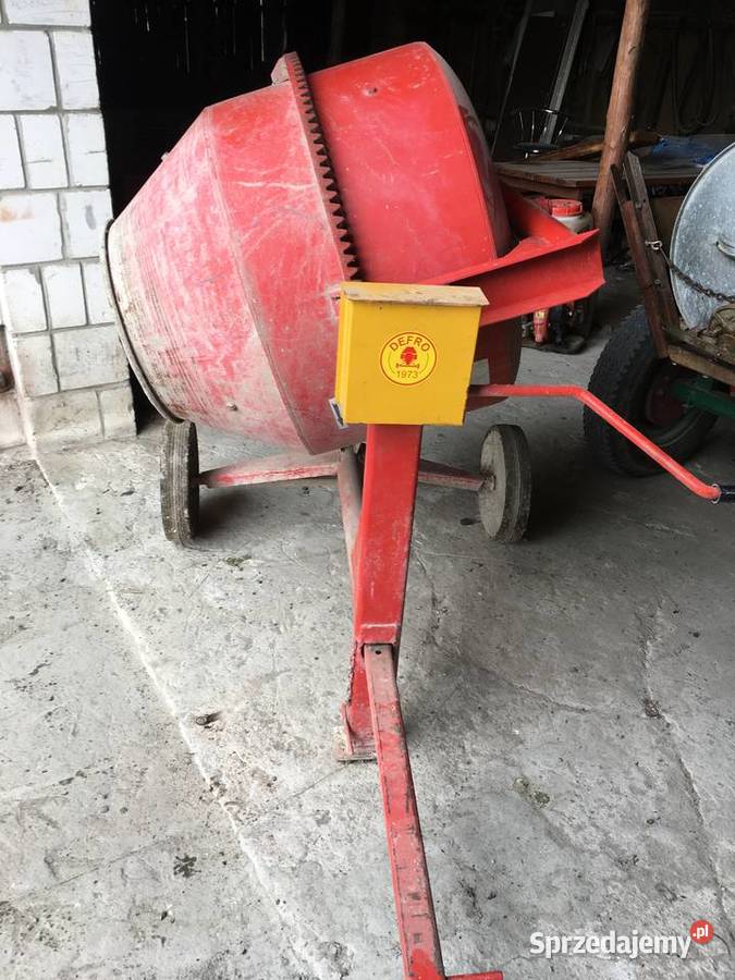 Betoniarka DEFRO 200 Materiały budowlane