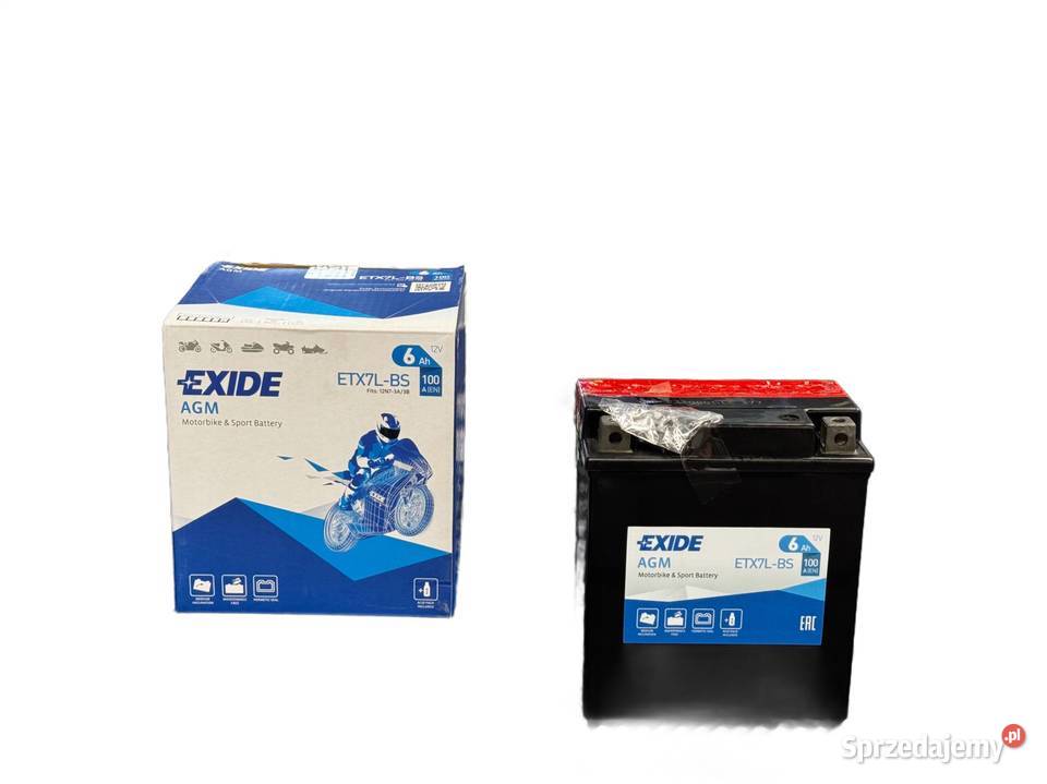 Akumulator EXIDE 12V 6Ah 90A P ETX7L BS dolnośląskie Jelcz-Laskowice