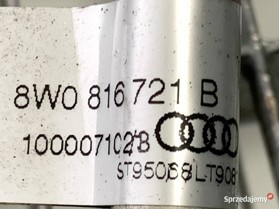 RURKA KLIMATYZACJI AUDI A4 B9 8W0816721B 20 150 sprzedam
