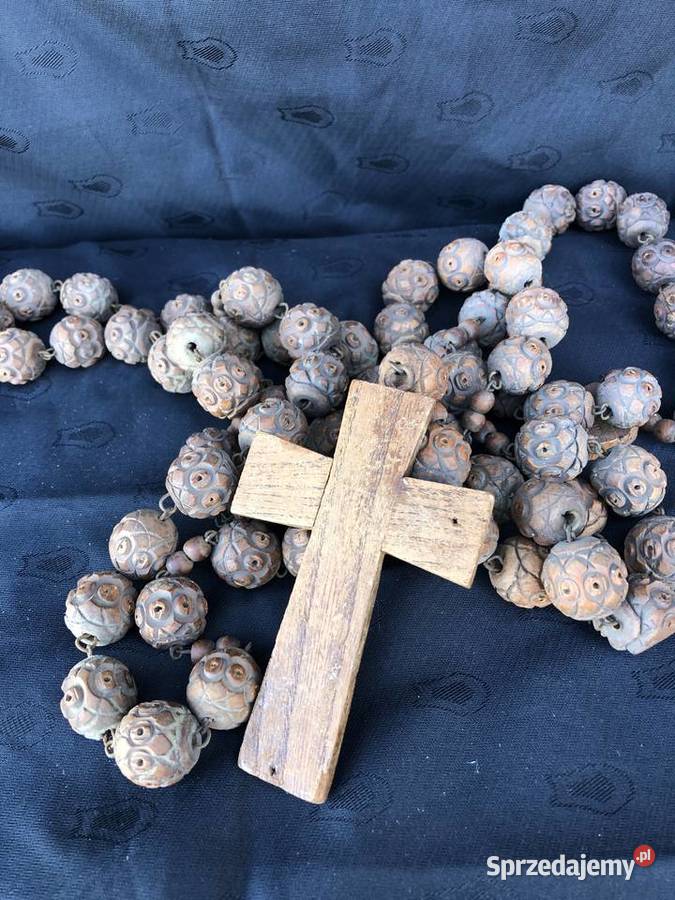 Drewniany duży różaniec 120