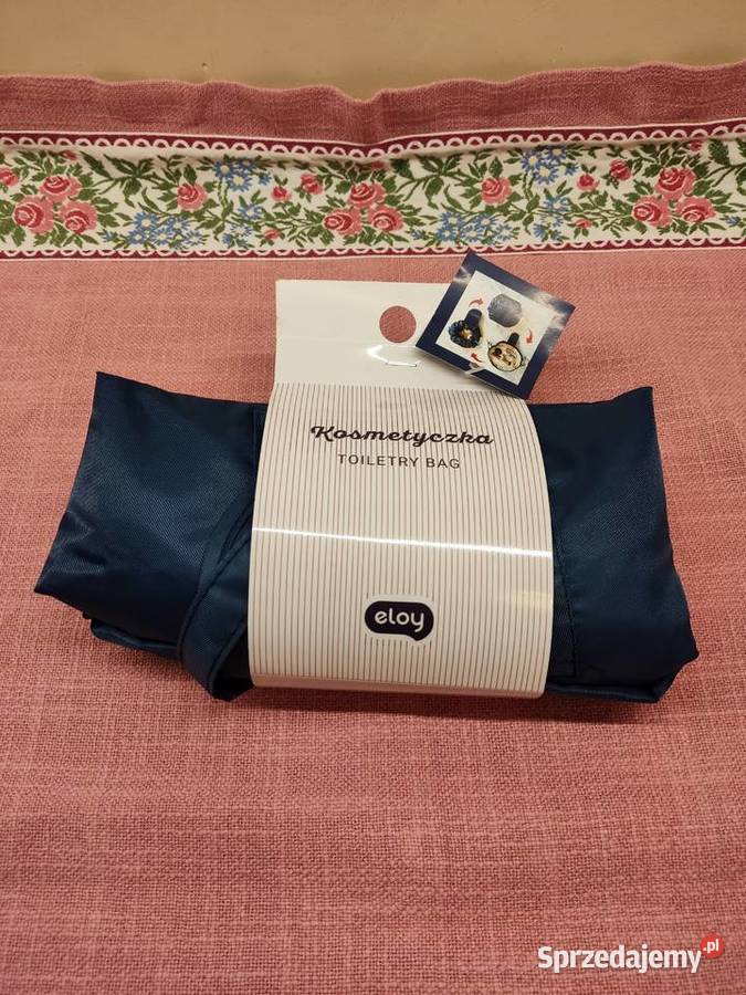 Kosmetyczka damska składana Eloy granatowa NOWA opolskie Głuchołazy