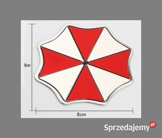 Naklejka 3D Aluminium UMBRELLA Resident Evil Sieradz