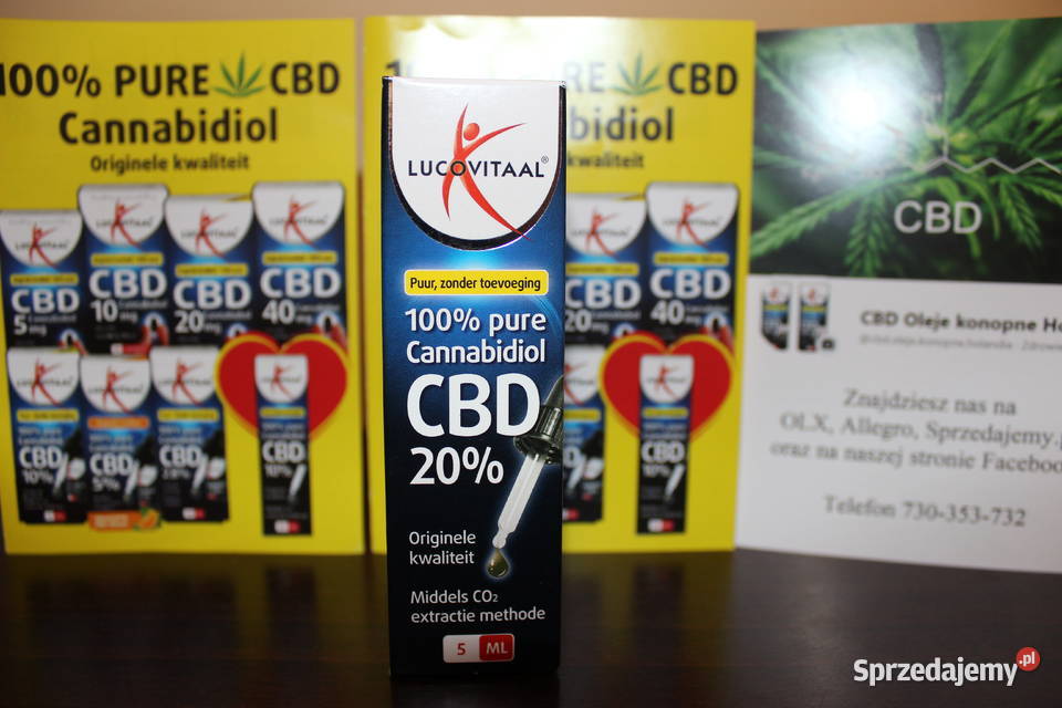 Olej konopny CBD Lucovitaal 20 5 ml Łódź