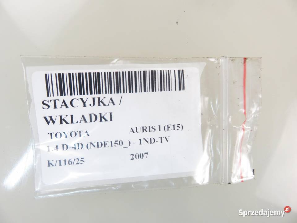STACYJKA WKŁADKI TOYOTA AURIS I E15 45020424