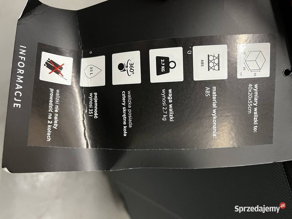 Świetna walizka kabinowa Puccini 4 skrętne kółka Torby, plecaki i walizki Warszawa