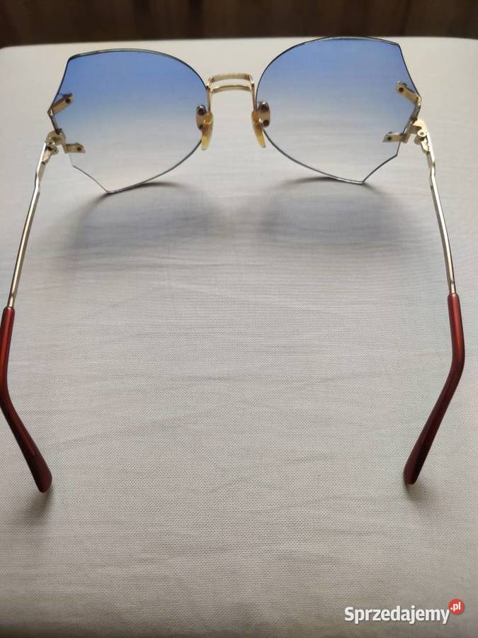 Okulary przeciwsłoneczne fioletowe Okulary Myszków sprzedam
