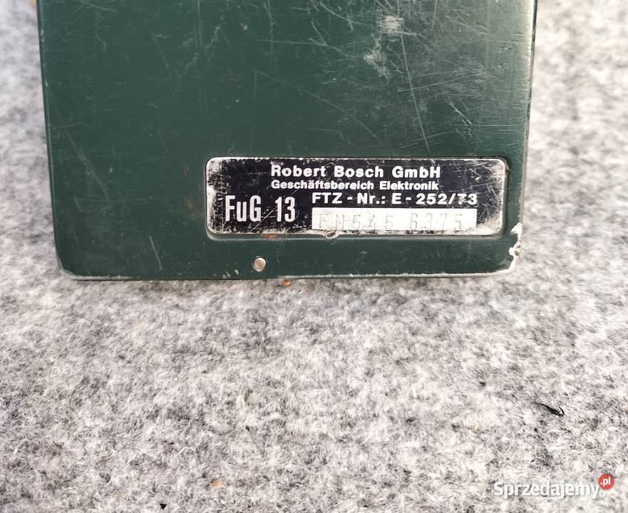 Radiotelefony krótkofalówqki BOSCH FuG13