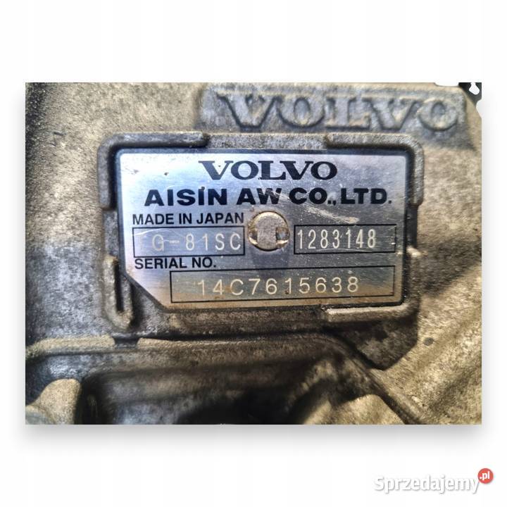 SKRZYNIA BIEGÓW 1283148 Volvo S60 II V60 S80 V70 osobowe Skrzynie biegów manualne Chełm