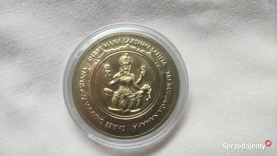 Lakshmi bogini bogactwa moneta Szczecin