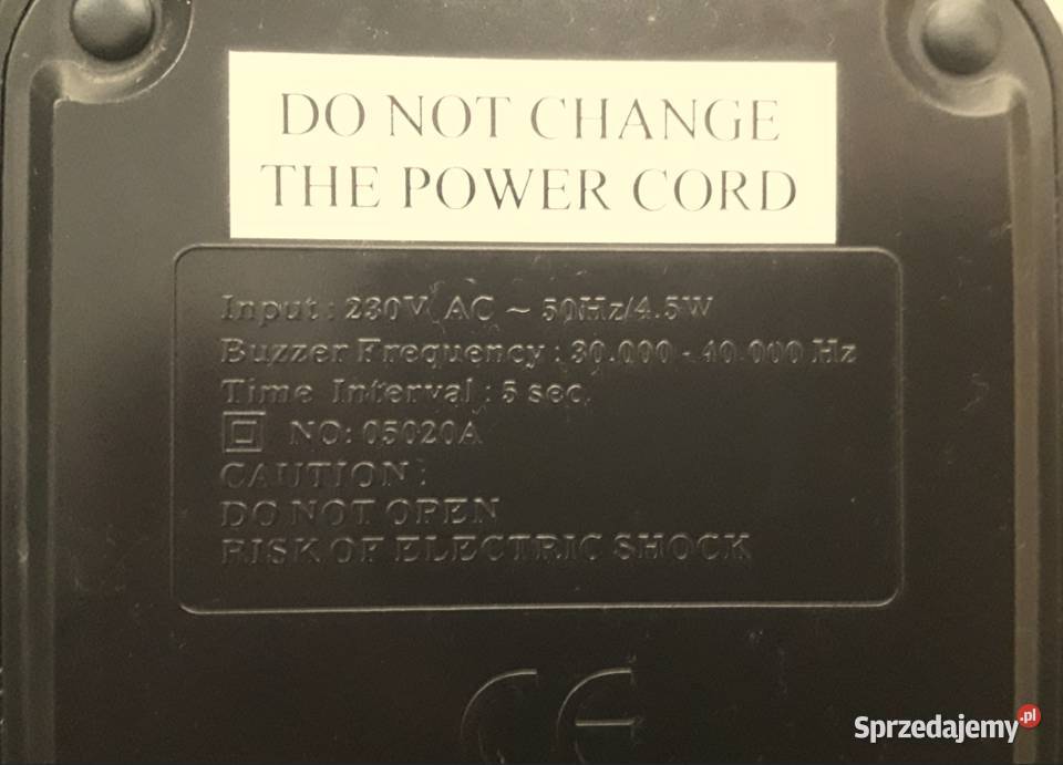 Odstraszacz na gryzonie elektryczny 230V 45W Odstraszacze zwierząt łódzkie Łódź