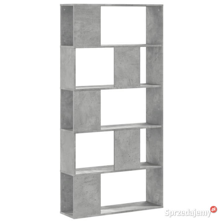 5poziomowy regał szarość betonu 805x235x1625 Warszawa