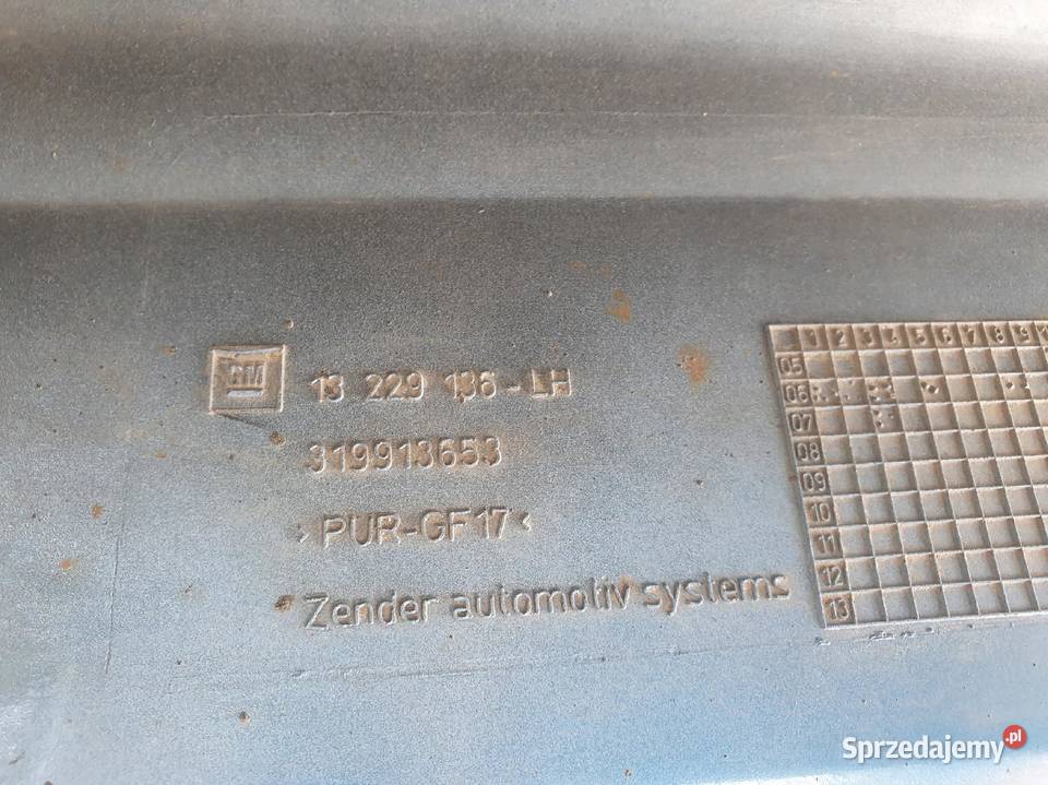 Opel Meriva A OPC LISTWA PROGOWA LEWA próg lewy lubelskie Rudka sprzedam