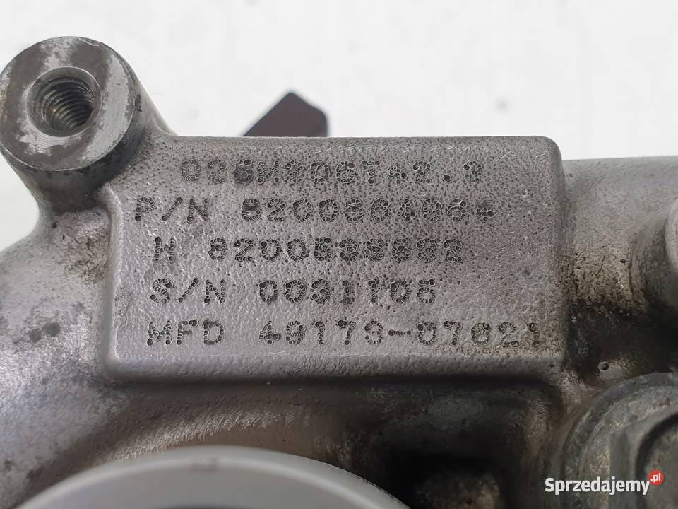 TURBOSPRĘŻARKA Renault Clio III 12 TCE Turbosprężarki