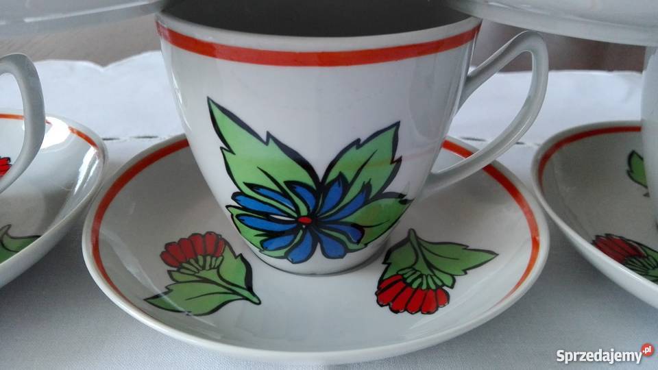 Filiżanki porcelanowe Aldona CHODZIEŻ Białystok