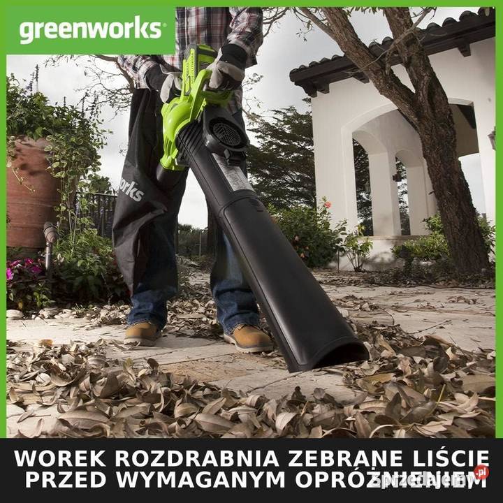 Dmuchawa odkurzacz akumulatorowy do liści Jadowniki