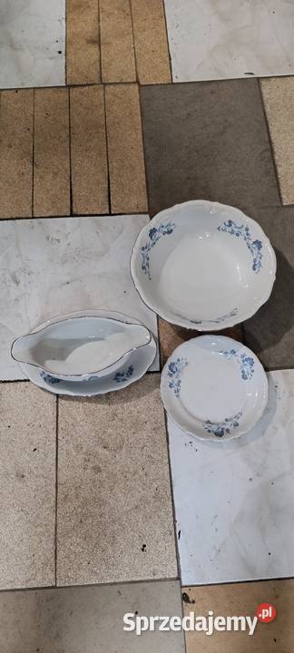 Talerze szkło porcelana z PRL dolnośląskie Przeworno sprzedam