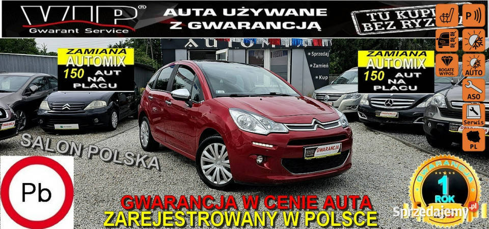 Citroen C3 Salon Polska Serwisowany Benzyna 103 Świdnica sprzedam