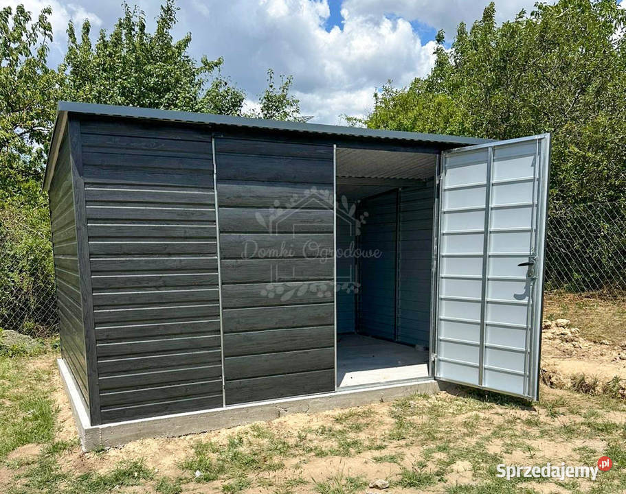 Schowek domek ogrodowy 4x3m drewnopodobny ID1056 Łódź