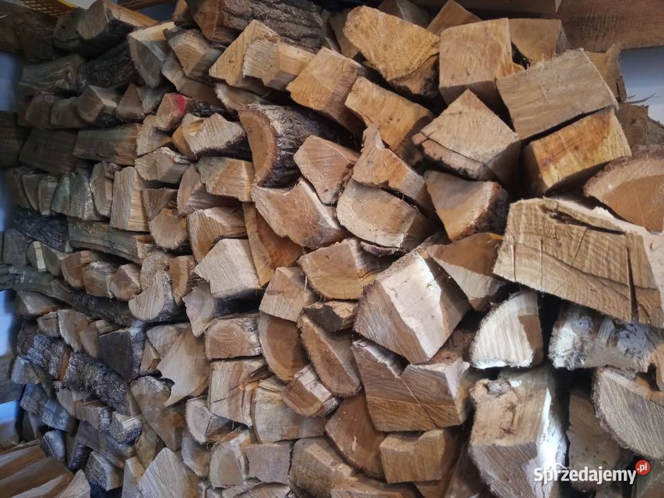 Drewno kominkowe dąb 3 lata sezonowane 2 m Pyrzyce sprzedam