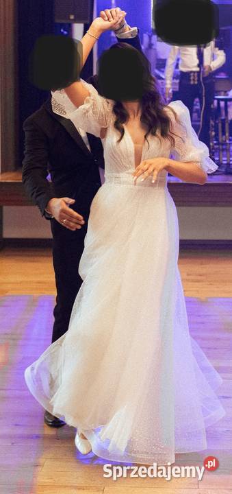 Sprzedam suknie slubną w kolorze śmietankowym Nowy Sącz