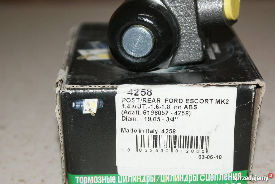 Cylinderek hamulcowy tył MAZDA 121 III ESCORT Białobrzegi