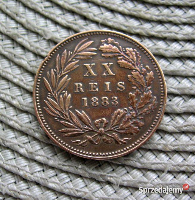 Portugalia XX Reis 1883r Kalisz